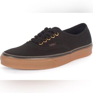 Vans Unisex Authentic Black/Rubber Skate Shoe